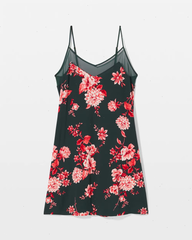 Mesh Trim Chemise