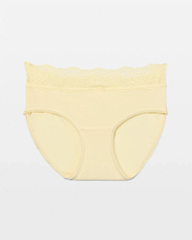 Embraceable Hipster Panty with Crochet Lace Waist