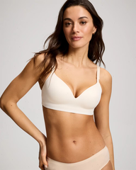 Luxe Wireless Bra with Lace Back