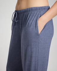 Solid Piped Pajama Pant