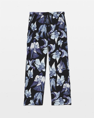 Satin Trim Pajama Pant