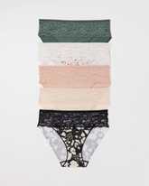 Edge Hipster Panty with Lace 5 Pack