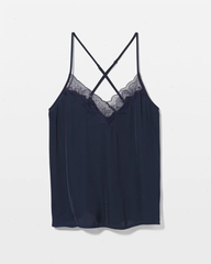Lace Trim Pajama Cami