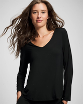 Long-Sleeve Pajama Top