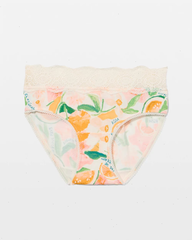 Embraceable Hipster Panty with Crochet Lace Waist