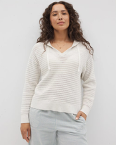 Cotton Open Stitch Hoodie